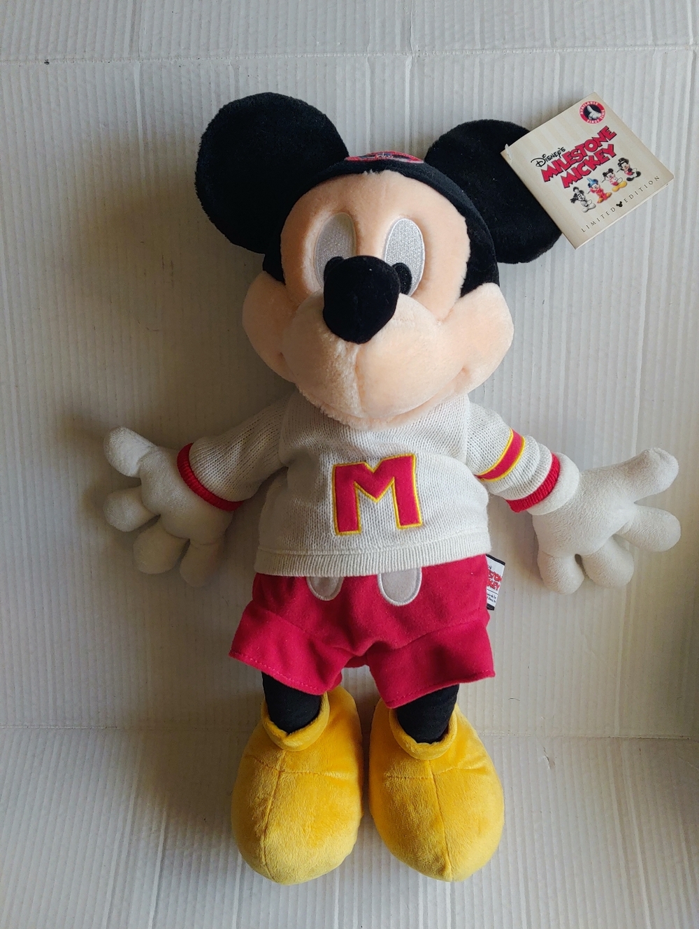 Milestone Mickey 1955 Mouseketeer Limited Edition Disney 20"  Plush with Tags